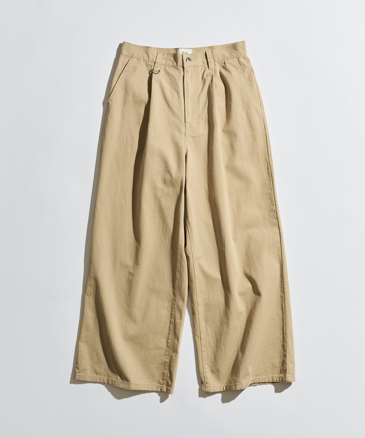 WETTEMPT｜ウィテンプト】 1 TUCK CHINO SLACKS / ワンタックチノ
