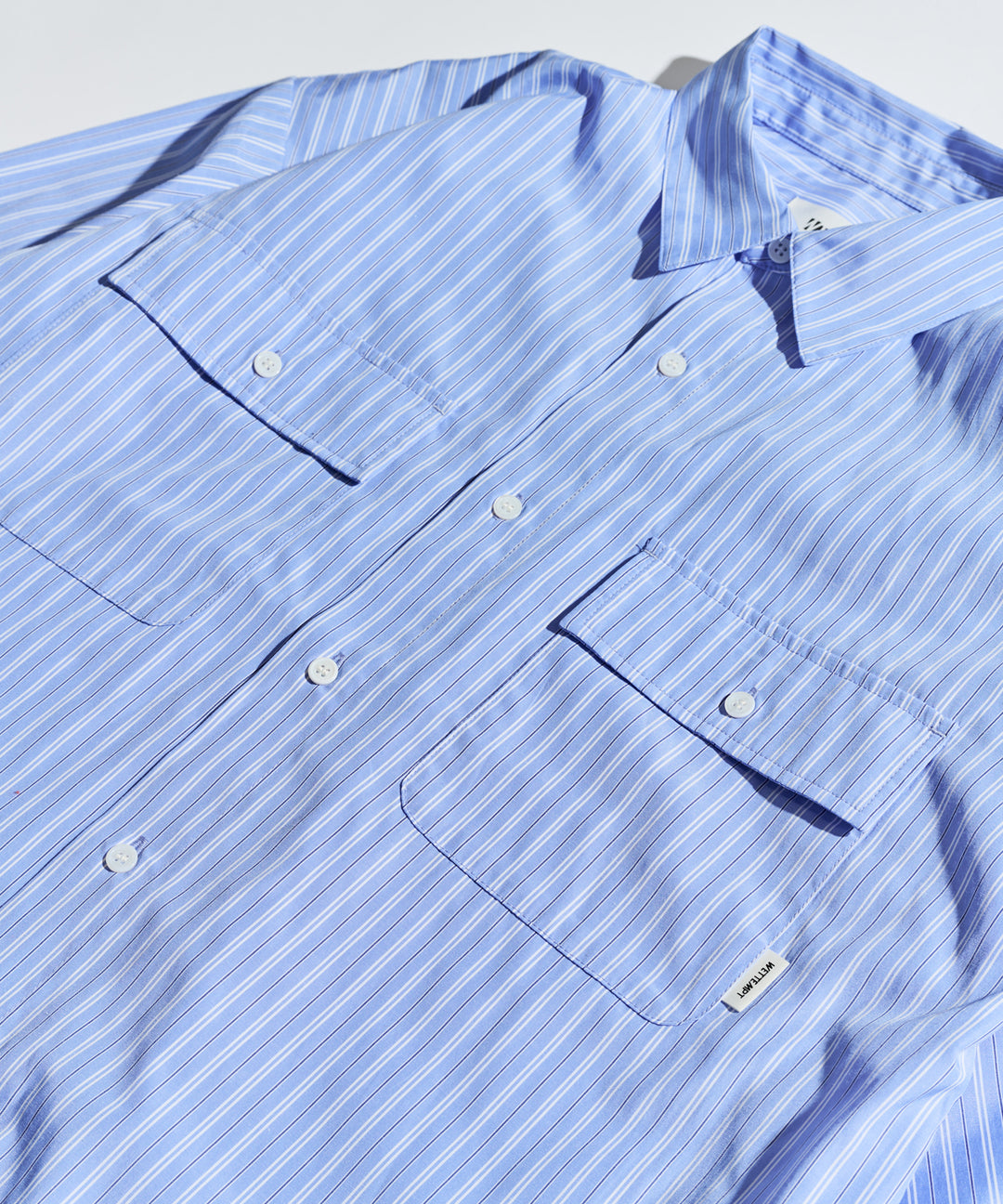 WETTEMPT｜ウィテンプト】DOUBLE POCKET STRIPE SHIRT / ダブル