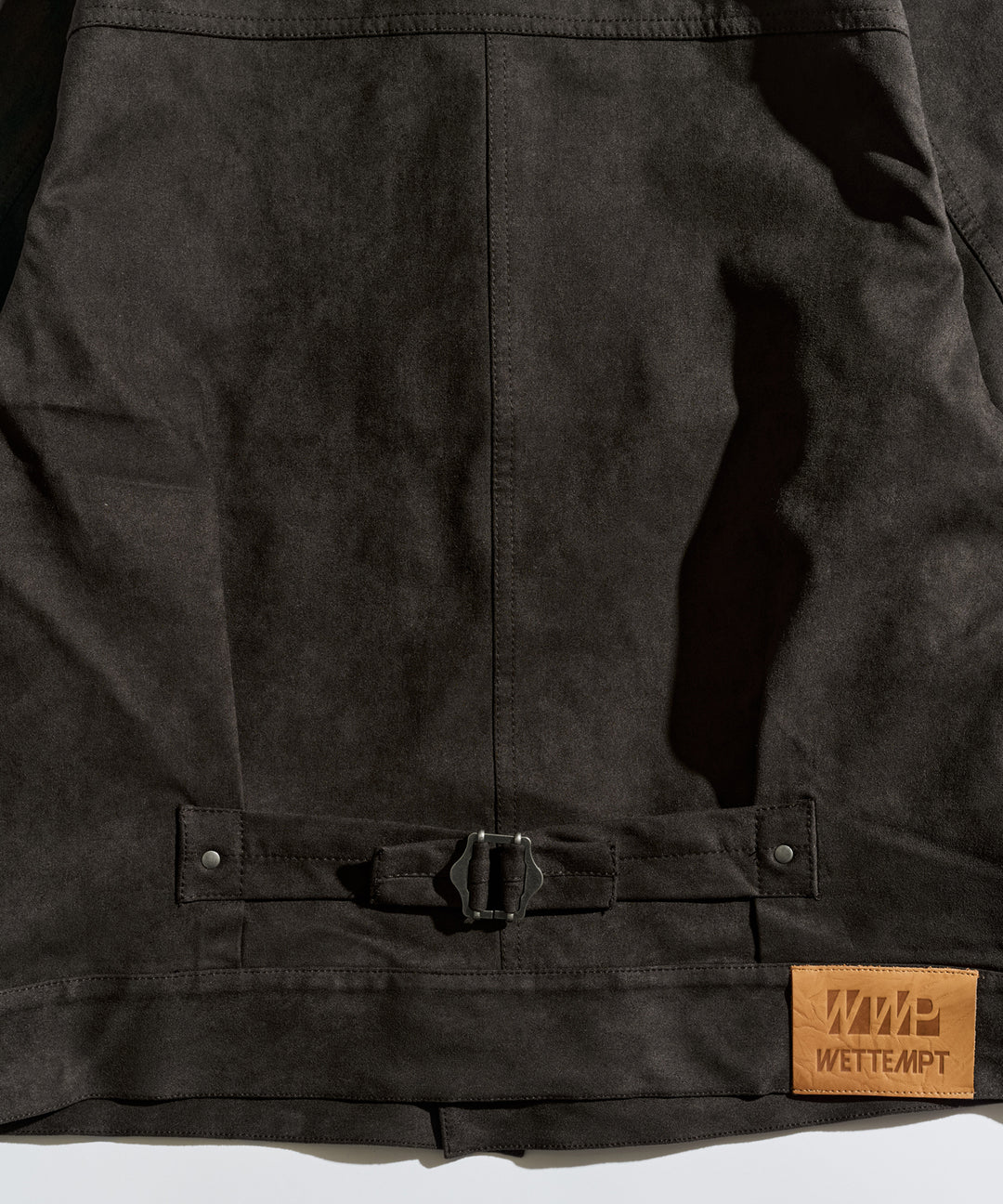 WETTEMPT｜ウィテンプト】FAUX SUEDE TRUCKER JACKET / フェイク