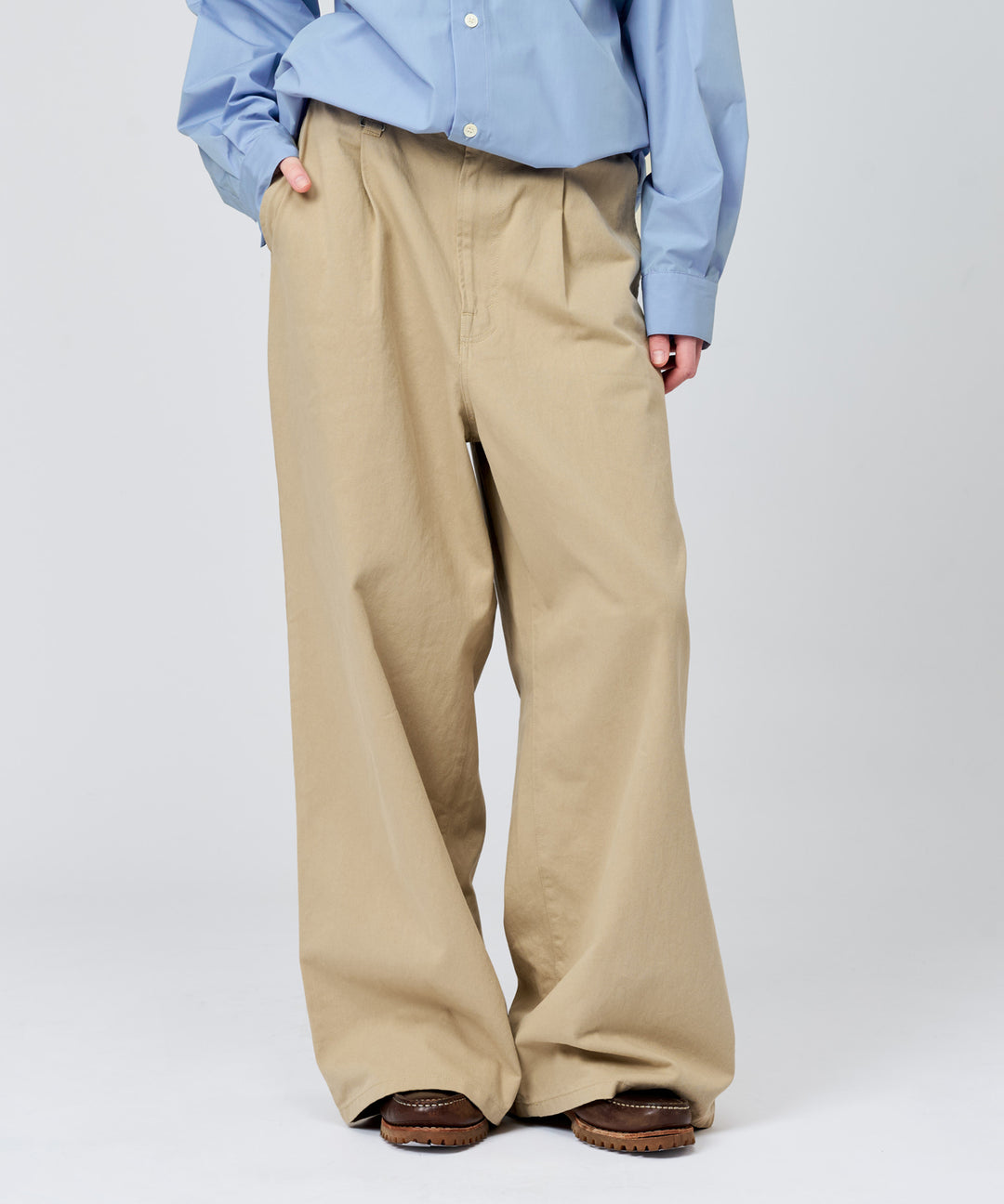 WETTEMPT｜ウィテンプト】 1 TUCK CHINO SLACKS / ワンタックチノ