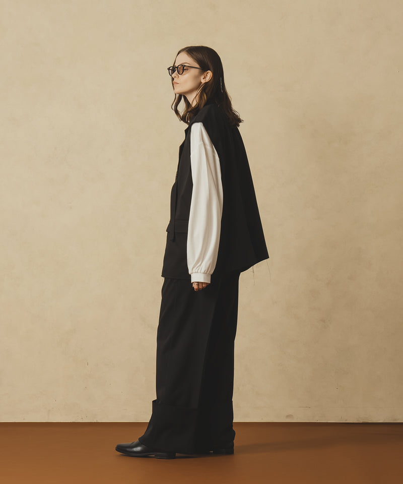 TAILORED DOUBLE GILET VEST/テーラードダブルジレベスト