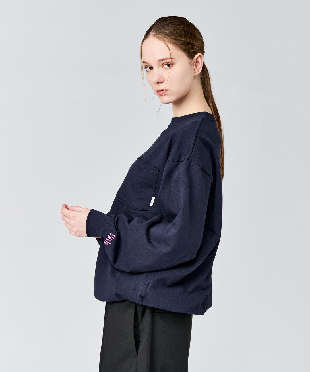 WETTEMPT｜ウィテンプト】BASIC DRAWSTRING L/S TEE / ベーシック 
