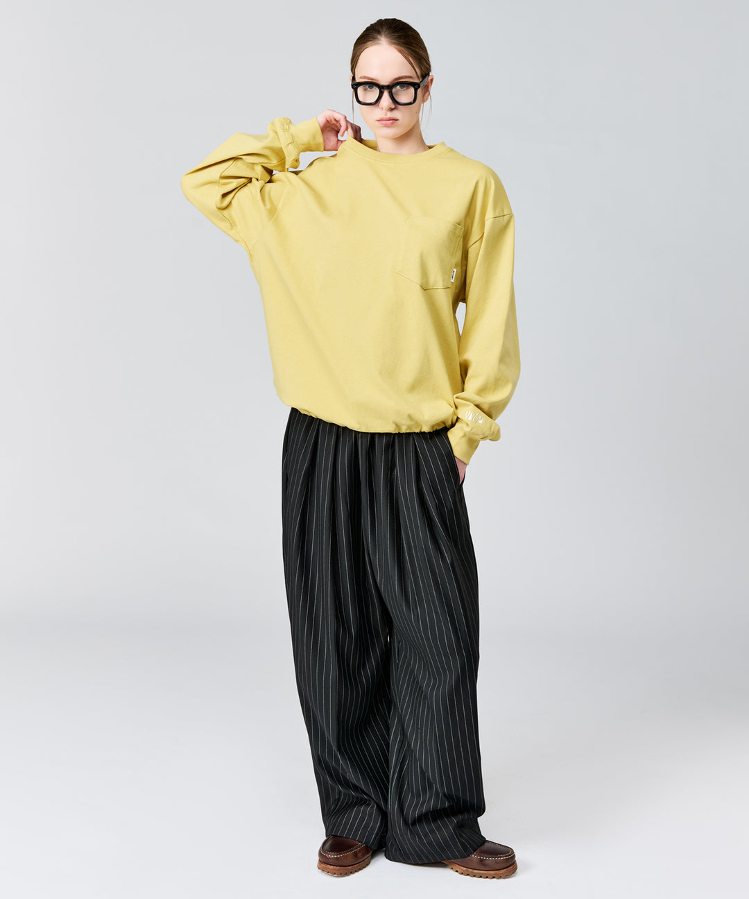 WETTEMPT｜ウィテンプト】BASIC DRAWSTRING L/S TEE / ベーシック