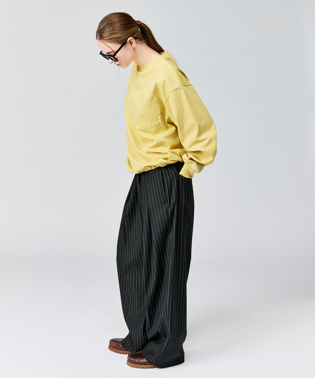 WETTEMPT｜ウィテンプト】BASIC DRAWSTRING L/S TEE / ベーシック