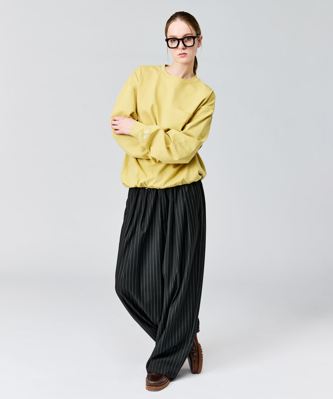 WETTEMPT｜ウィテンプト】BASIC DRAWSTRING L/S TEE / ベーシック