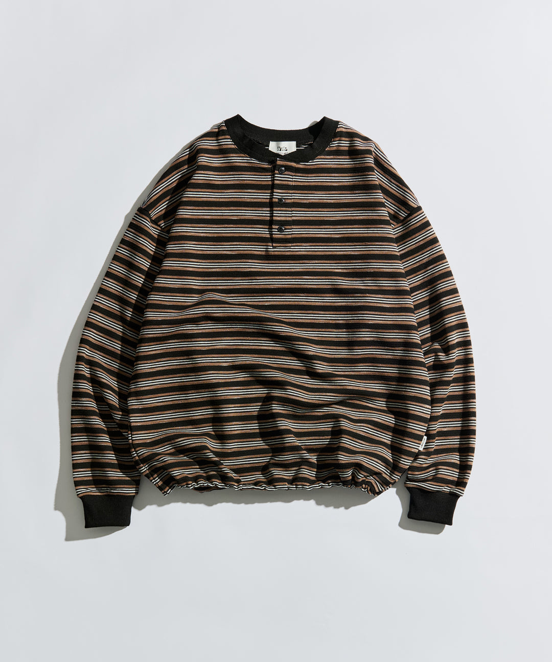 Supreme ヘンリーネック　ボーダーロンT WETTEMPT｜ウィテンプト】HENLEY NECK BORDER L/S TEE / ヘンリー