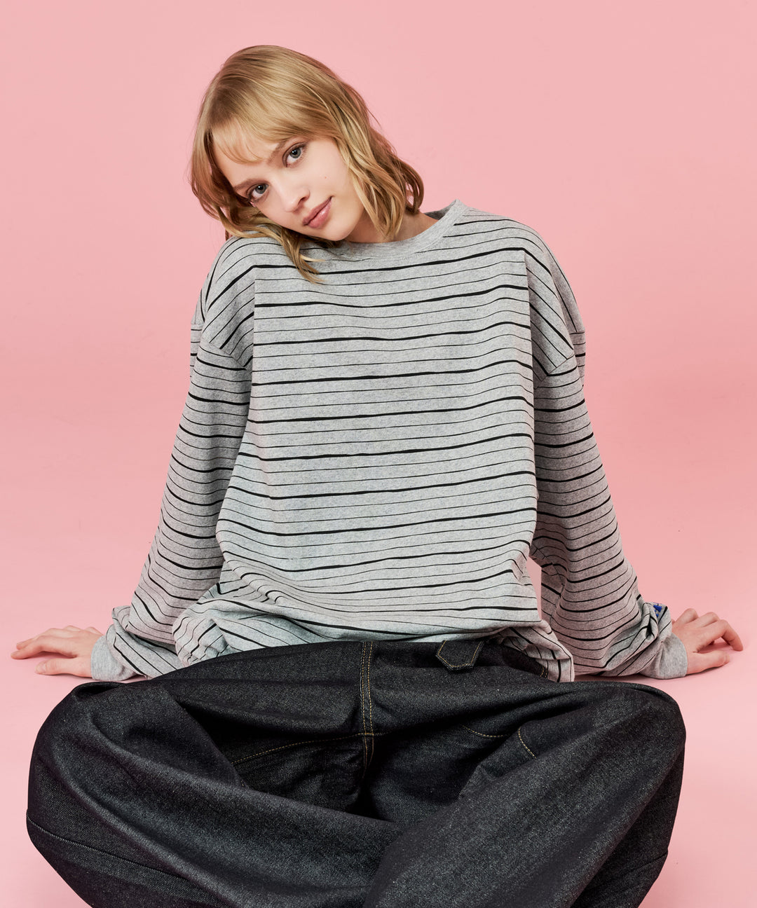 WETTEMPT｜ウィテンプト】SKETCH MULTI BORDER L/S TEE / スケッチ
