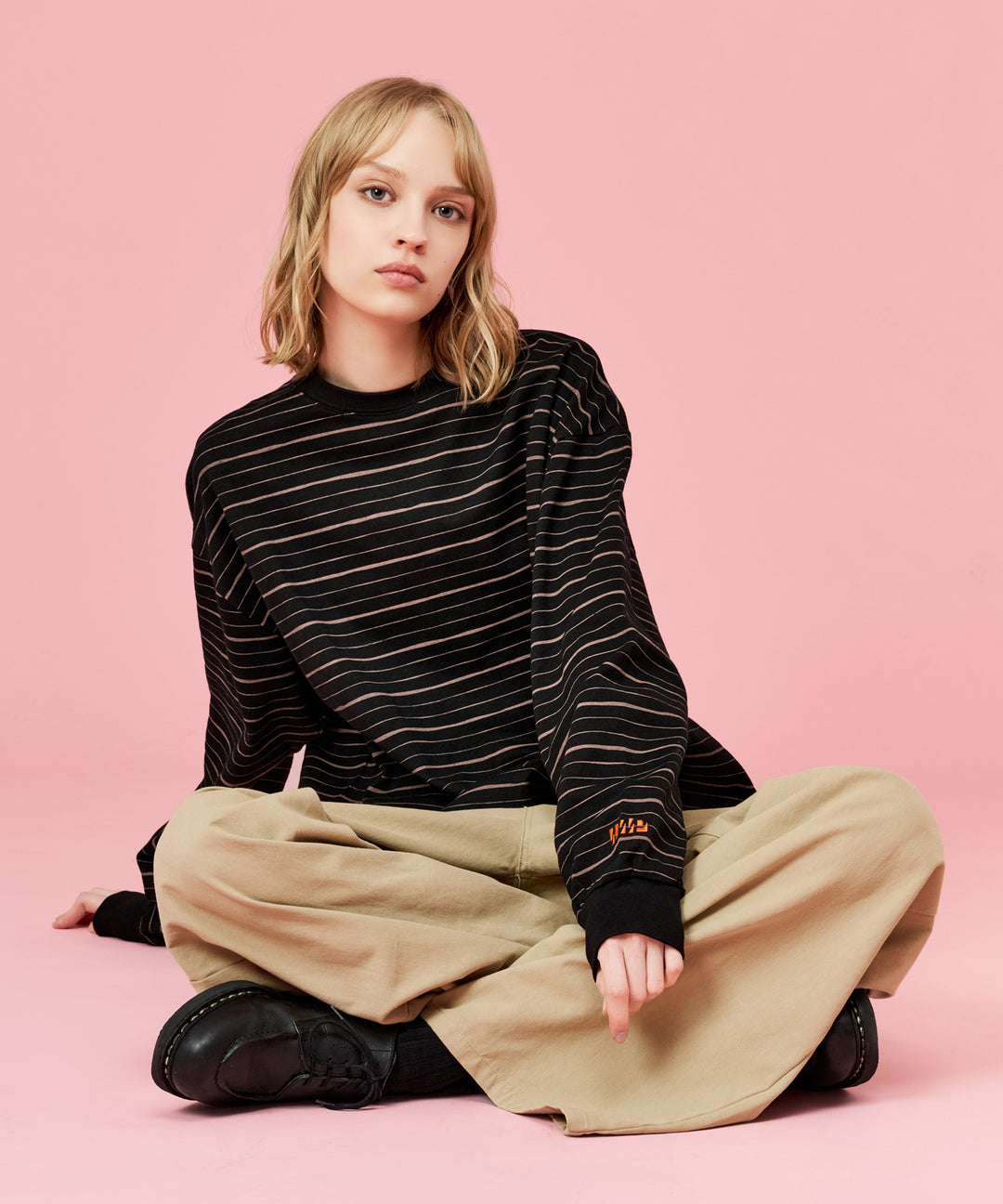 WETTEMPT｜ウィテンプト】SKETCH MULTI BORDER L/S TEE / スケッチ