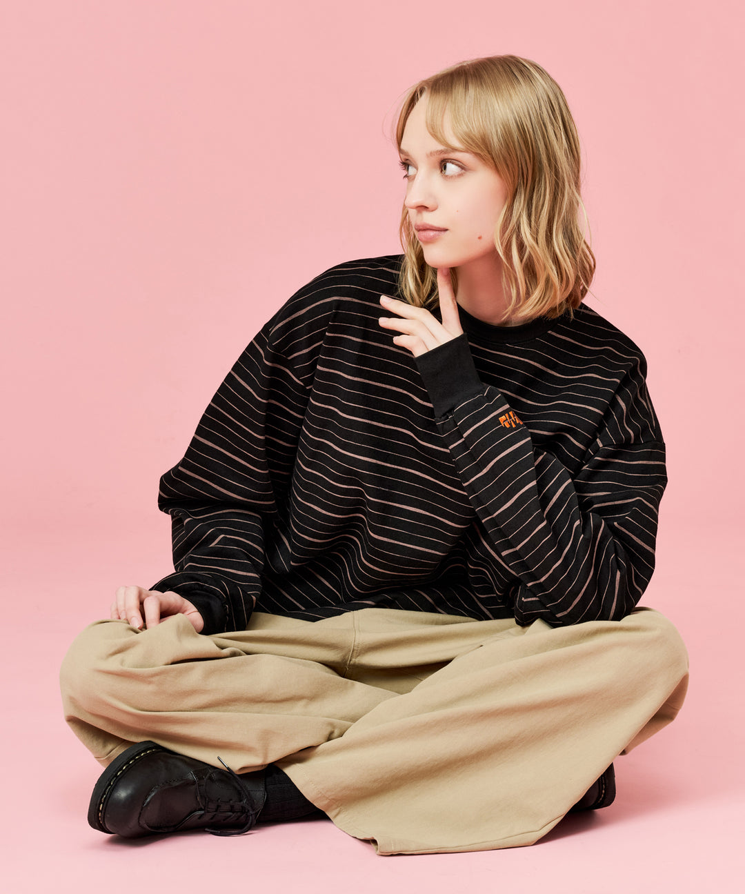 WETTEMPT｜ウィテンプト】SKETCH MULTI BORDER L/S TEE / スケッチ