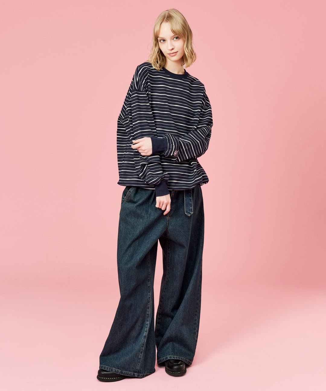 WETTEMPT｜ウィテンプト】SKETCH MULTI BORDER L/S TEE / スケッチ
