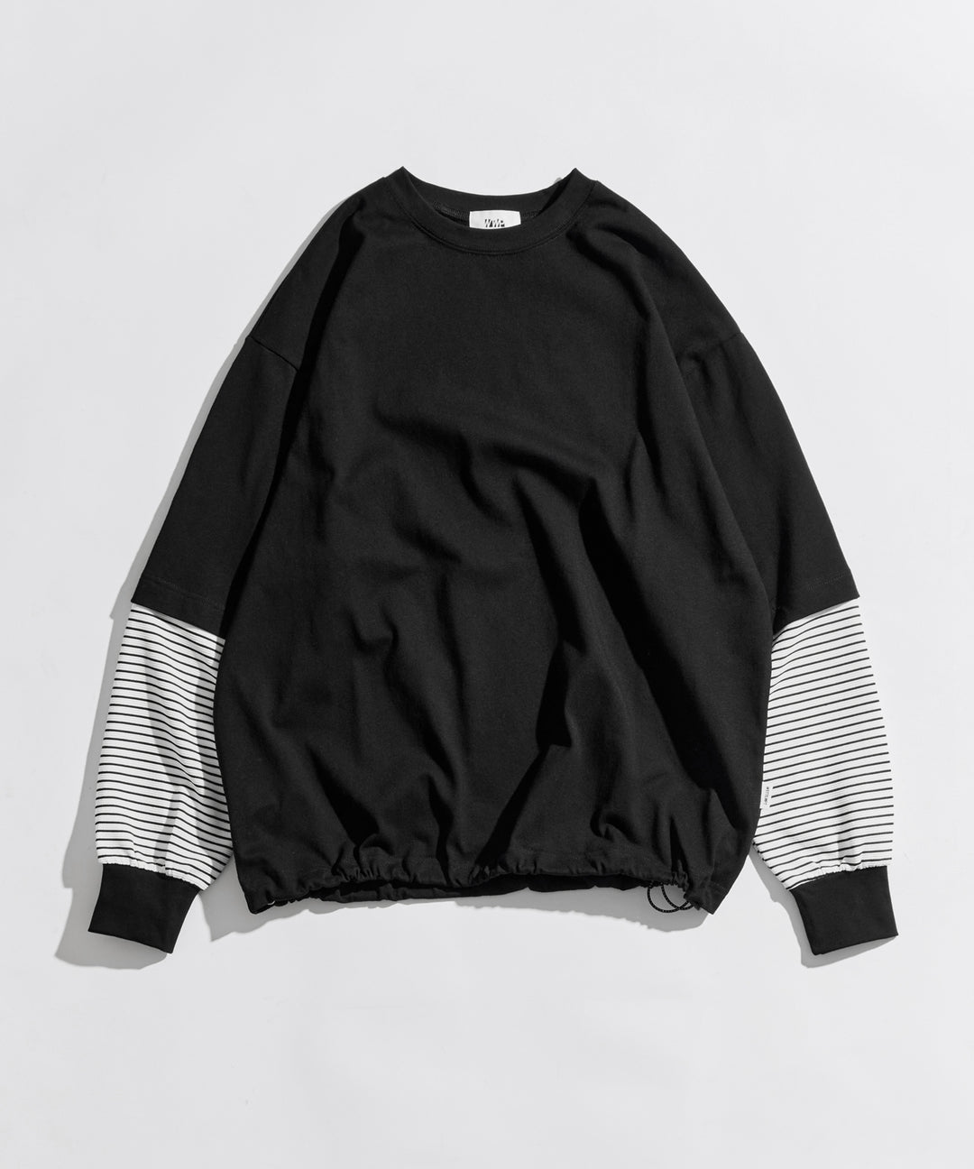 WETTEMPT｜ウィテンプト】LAYERED LIKE BORDER L/S TEE / レイヤード
