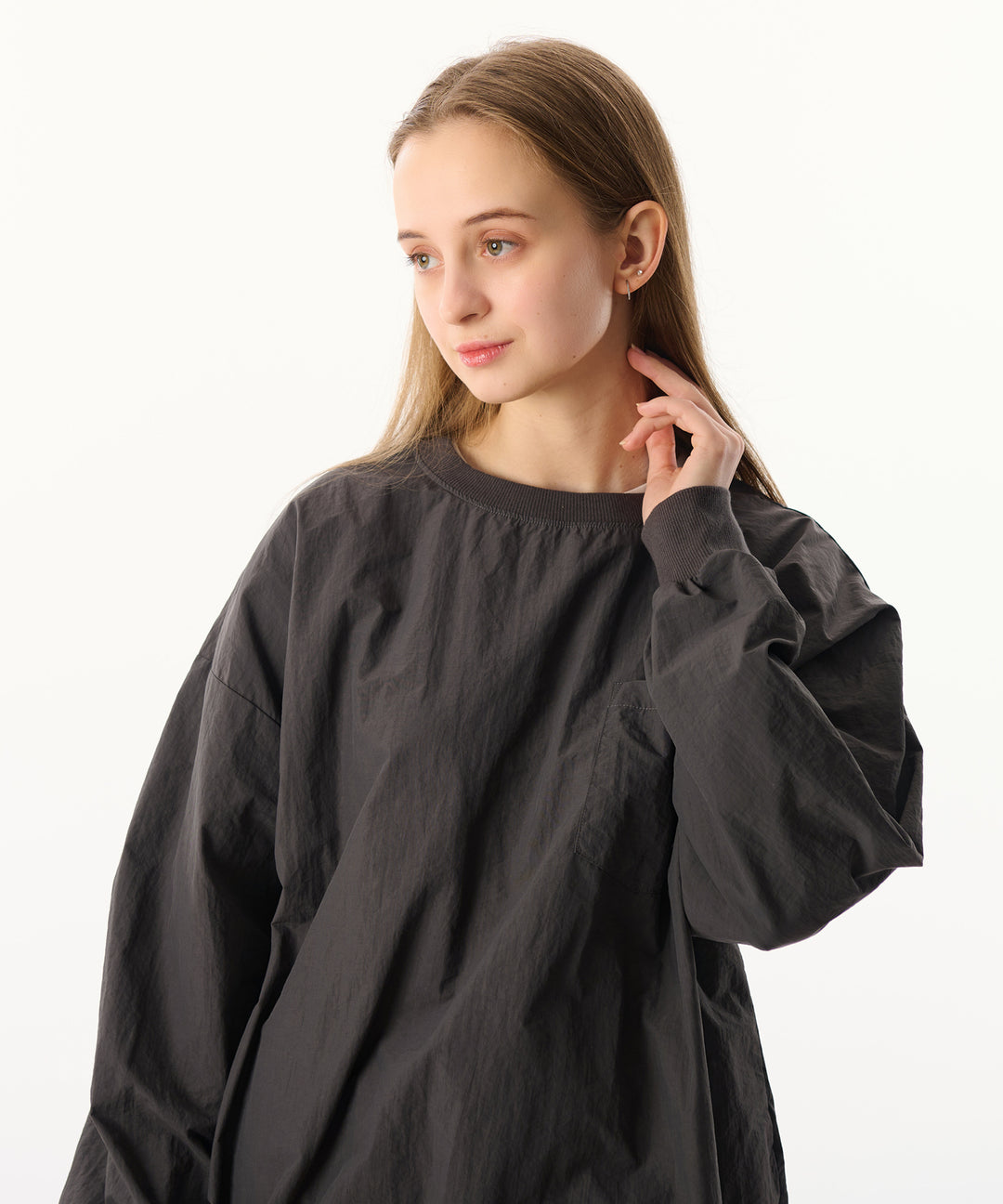 WETTEMPT｜ウィテンプト】DRAW CORD NYLON PULLOVER / ドロー