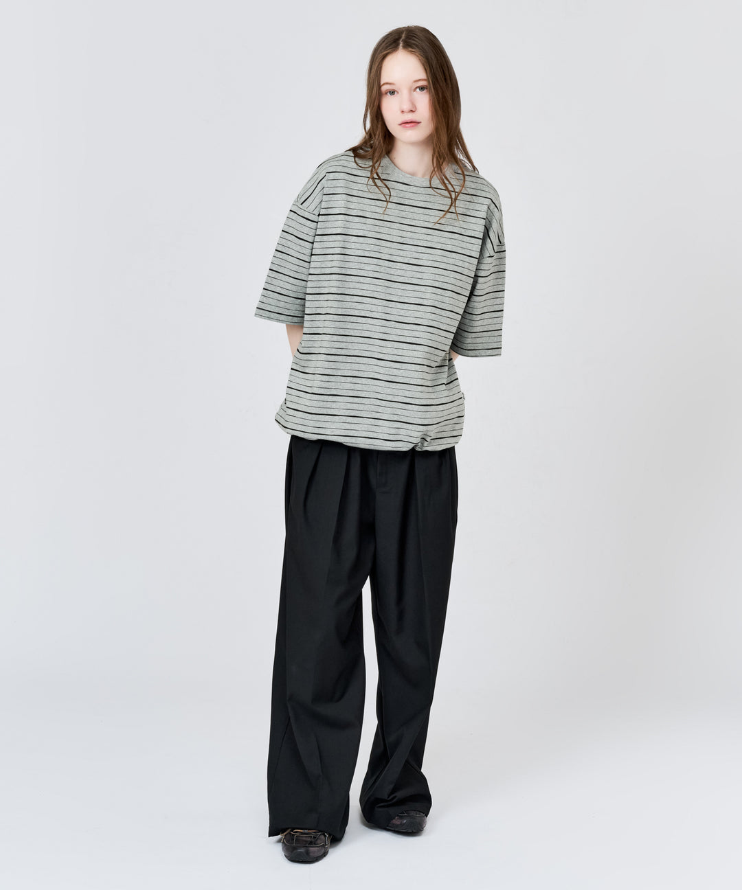 WETTEMPT｜ウィテンプト】SKETCH MULTI BORDER S/S TEE / スケッチ