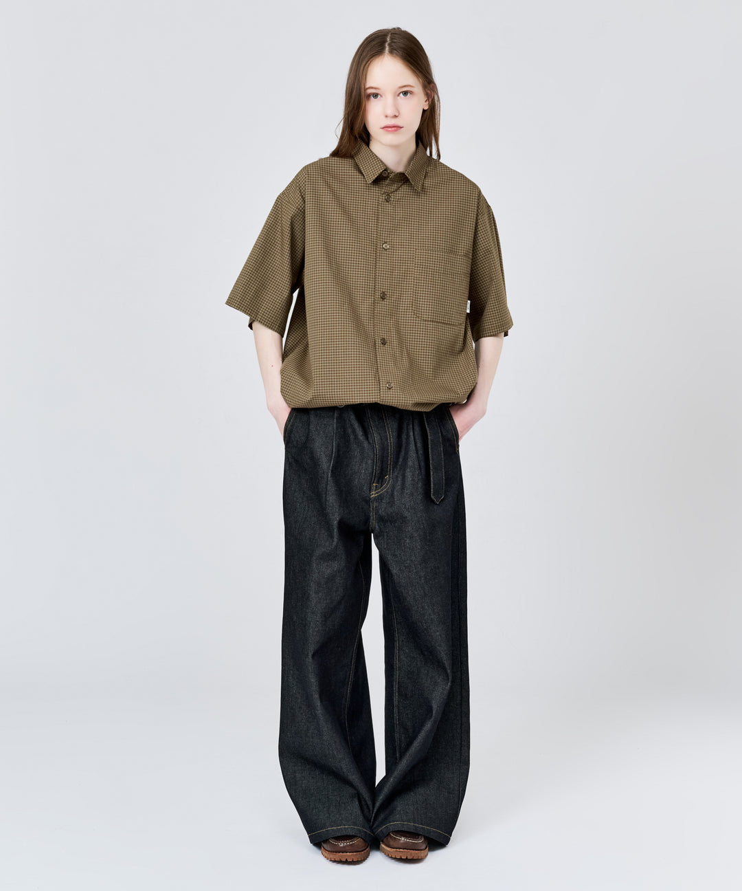 WETTEMPT｜ウィテンプト】MICRO CHECK S/S SHIRT / マイクロチェックS