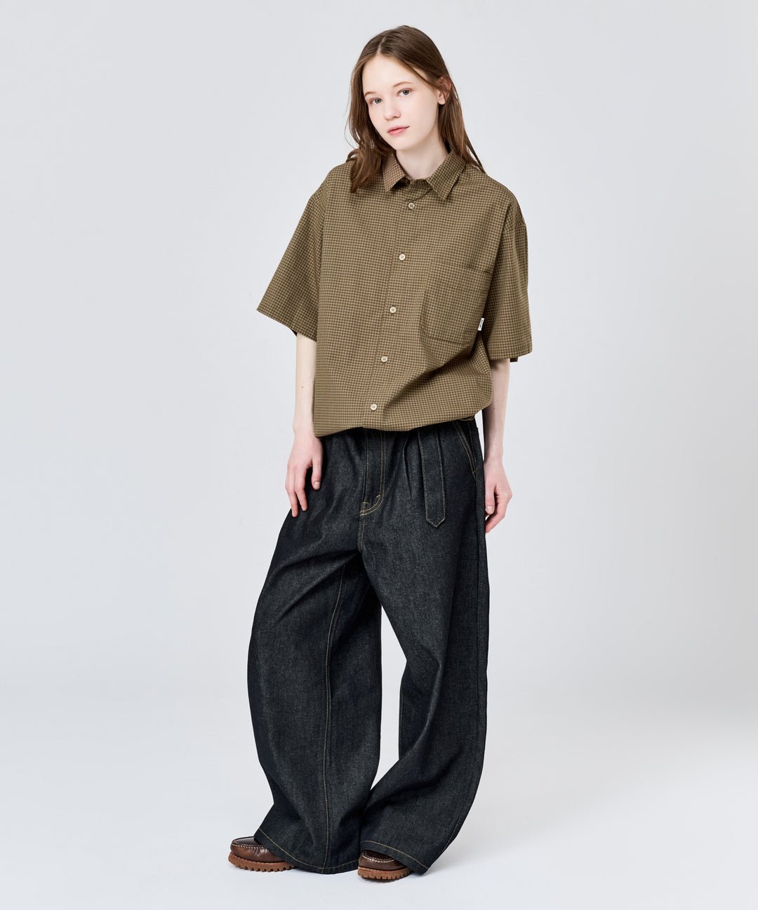 WETTEMPT｜ウィテンプト】MICRO CHECK S/S SHIRT / マイクロチェックS