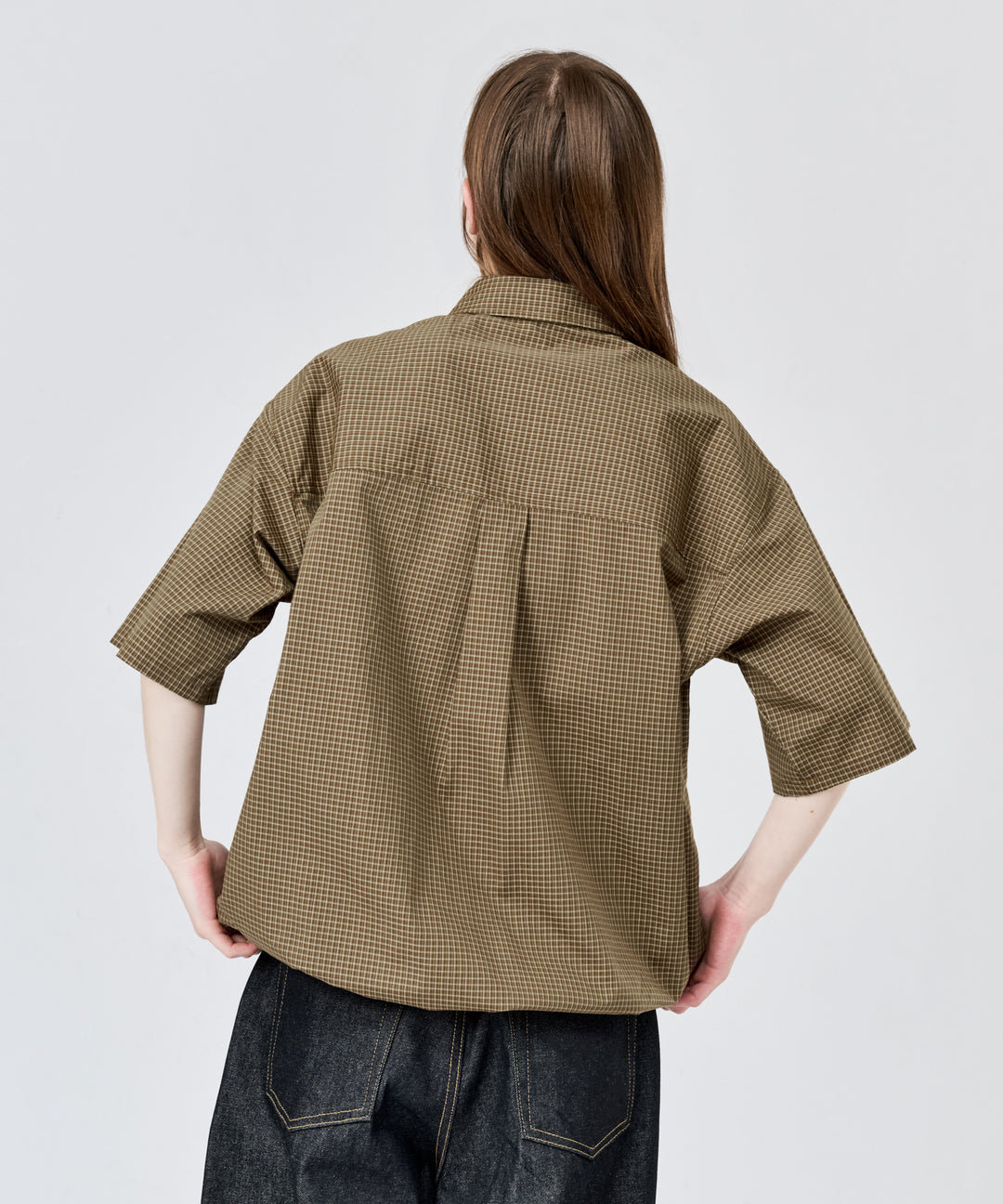 WETTEMPT｜ウィテンプト】MICRO CHECK S/S SHIRT / マイクロチェックS