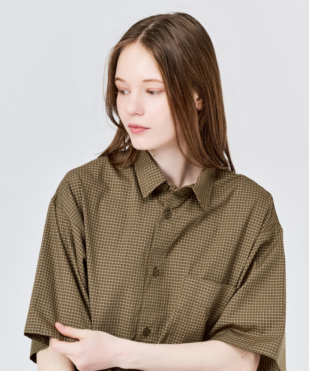 WETTEMPT｜ウィテンプト】MICRO CHECK S/S SHIRT / マイクロチェックS