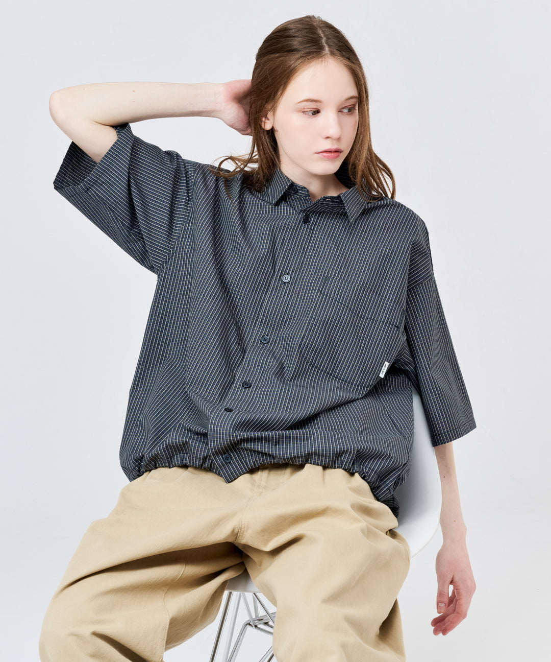 WETTEMPT｜ウィテンプト】MICRO CHECK S/S SHIRT / マイクロチェックS