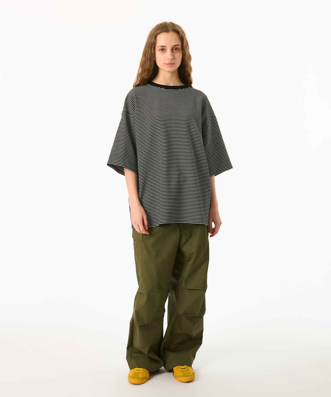 WETTEMPT｜ウィテンプト】CREW NECK MULTI BORDER TEE / クルー