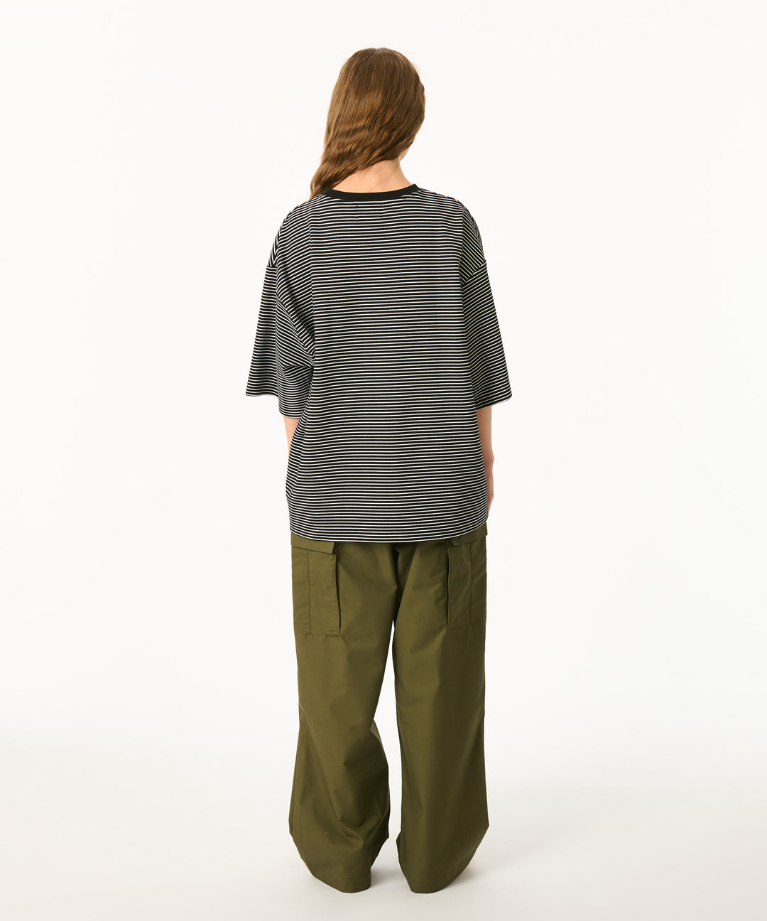 WETTEMPT｜ウィテンプト】CREW NECK MULTI BORDER TEE / クルー