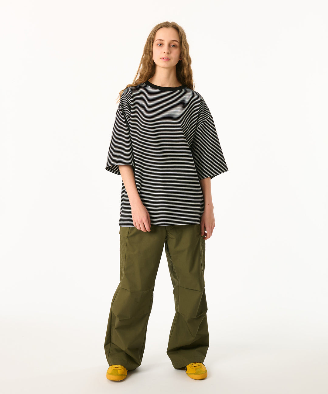 WETTEMPT｜ウィテンプト】CREW NECK MULTI BORDER TEE / クルー