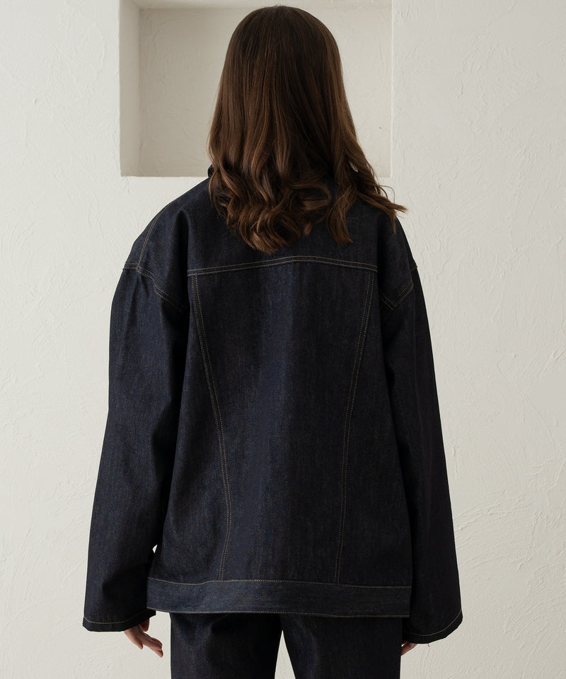 【selleglant｜セレグランテ】RIGIT DENIM ARM SLIT JACKETKET/リジットデニムアームスリットジャケット