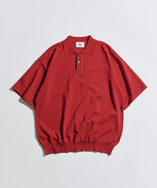 【WETTEMPT｜ウィテンプト】HIGH GAUGE S/S KNIT POLO / ハイゲージS/Sニットポロ
