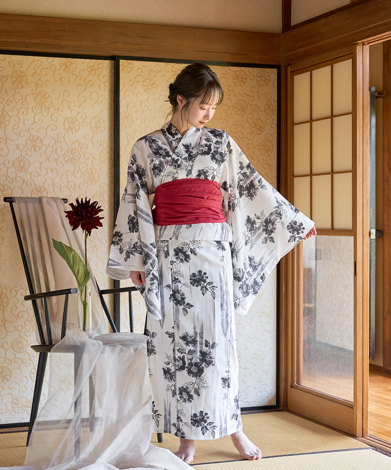 original floral pattern yukata / オリジナル花柄浴衣
