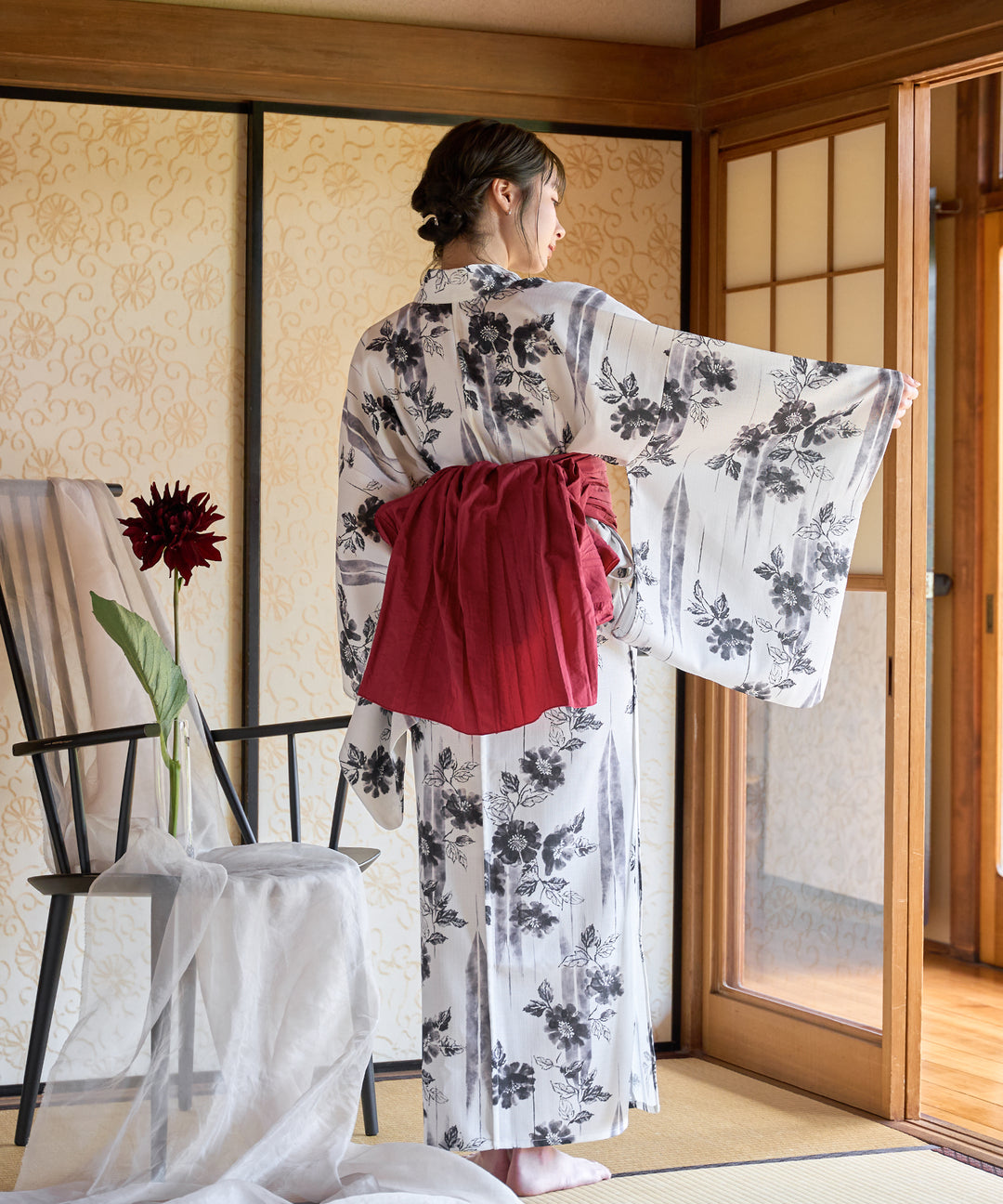original floral pattern yukata / オリジナル花柄浴衣 – favclo.