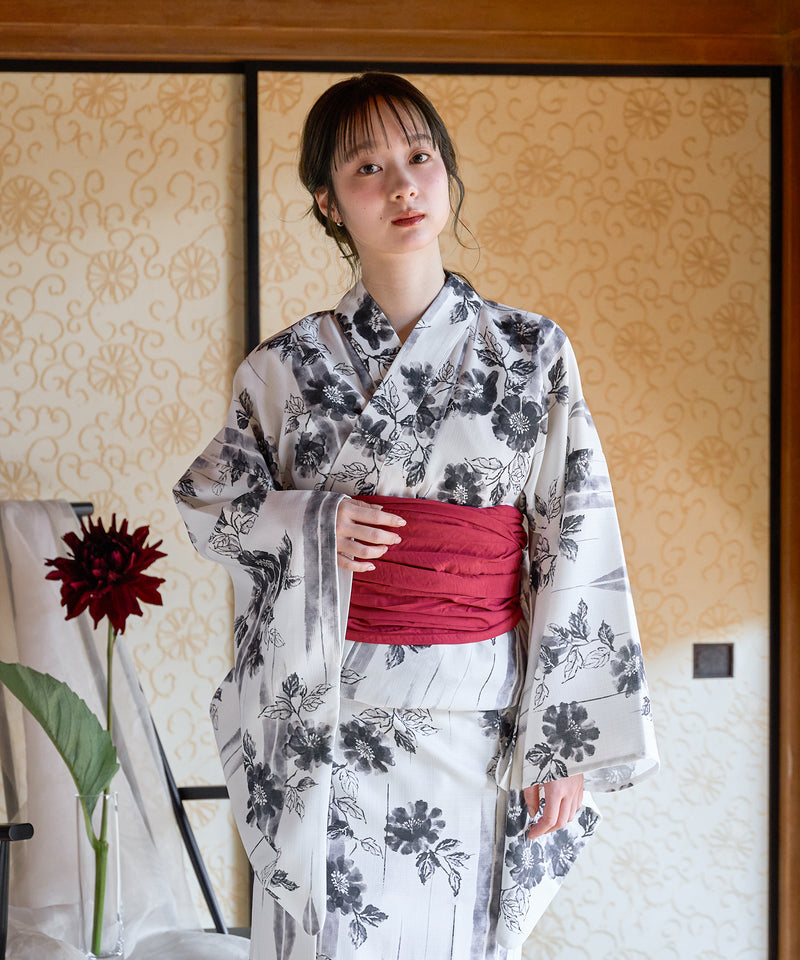original floral pattern yukata / オリジナル花柄浴衣