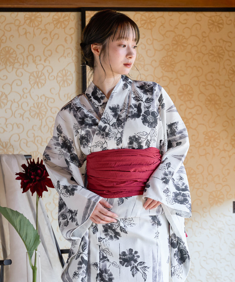 original floral pattern yukata / オリジナル花柄浴衣