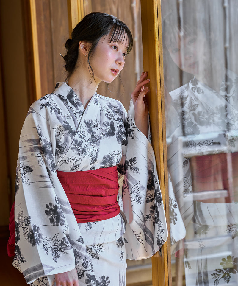 original floral pattern yukata / オリジナル花柄浴衣