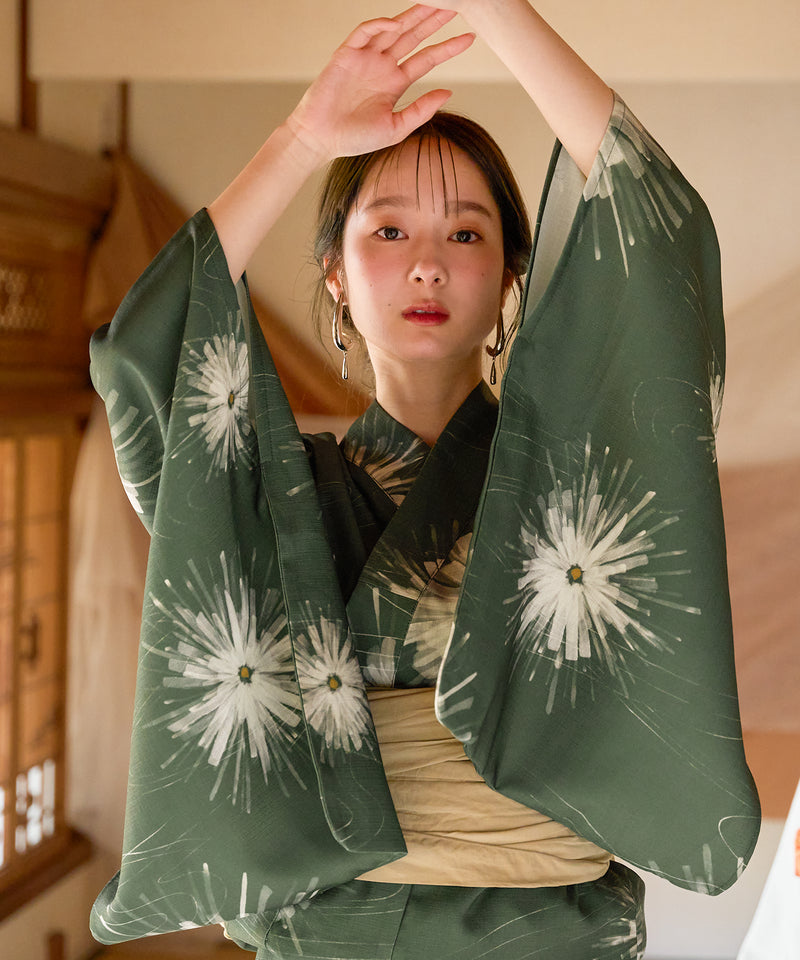 original floral pattern yukata / オリジナル花柄浴衣