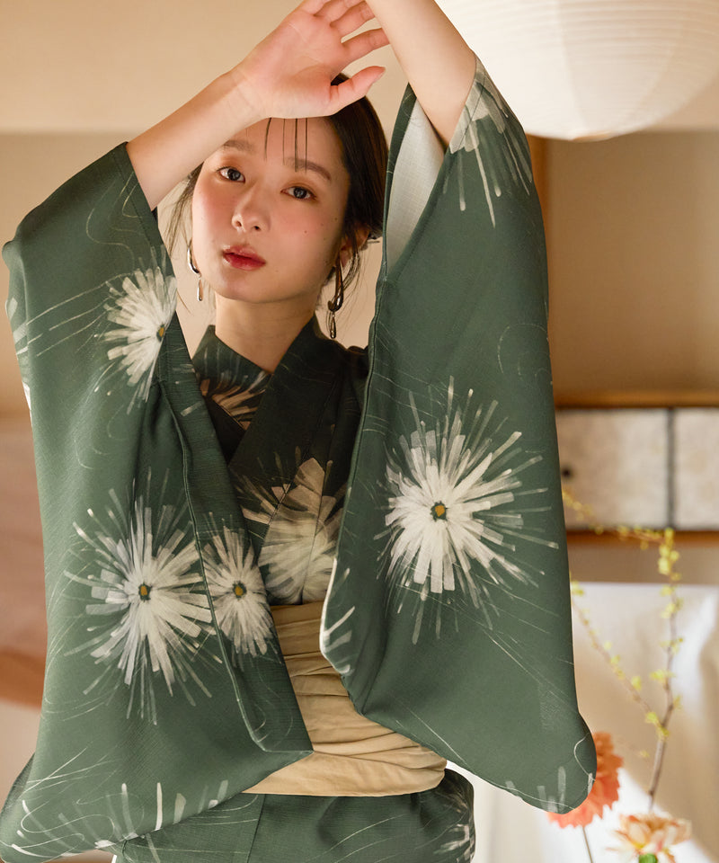 original floral pattern yukata / オリジナル花柄浴衣