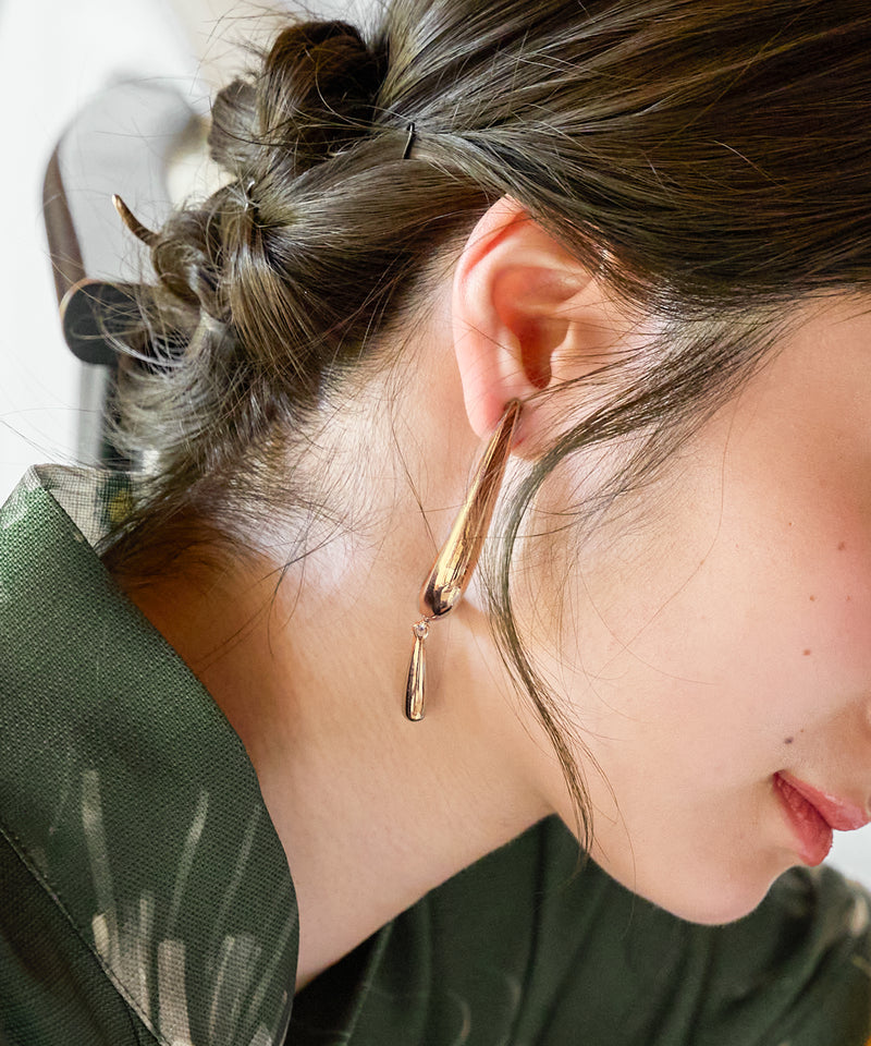 long drop pierce / ロングドロップピアス