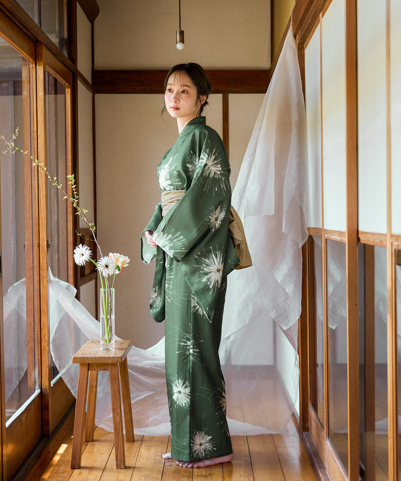original floral pattern yukata / オリジナル花柄浴衣