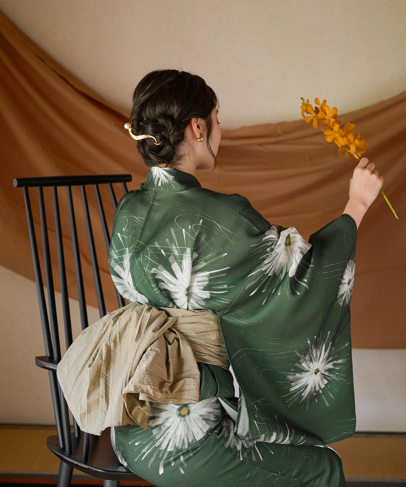 original floral pattern yukata / オリジナル花柄浴衣