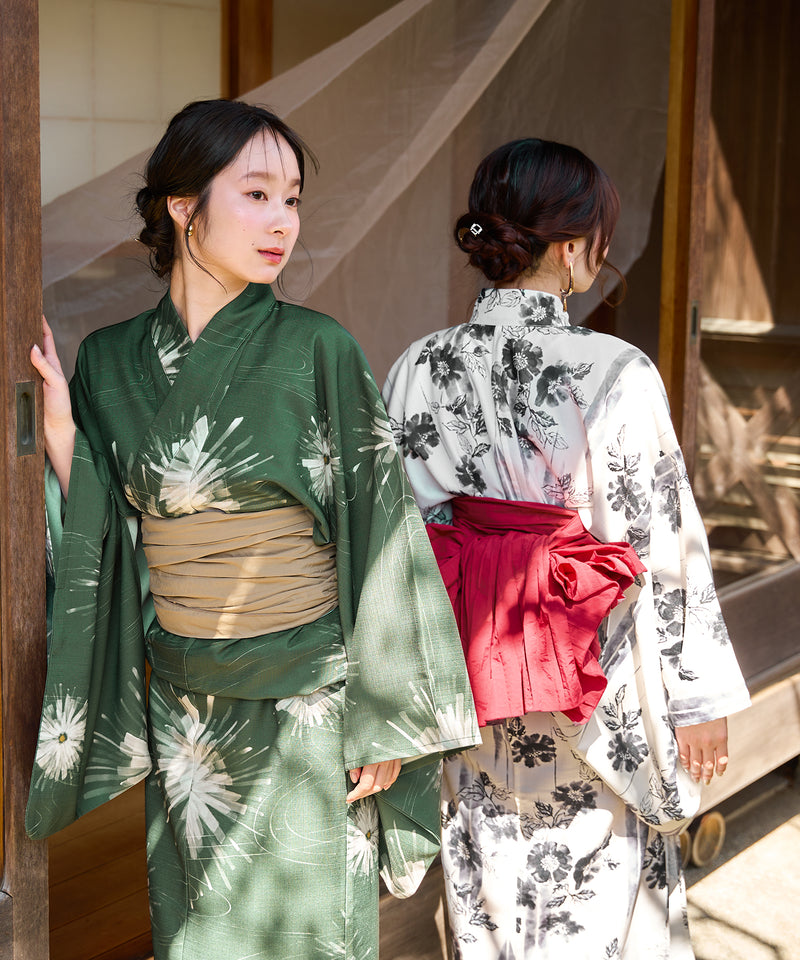 original floral pattern yukata / オリジナル花柄浴衣