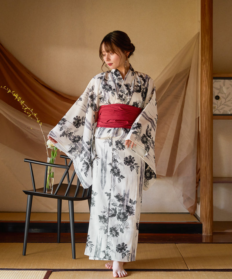 original floral pattern yukata / オリジナル花柄浴衣