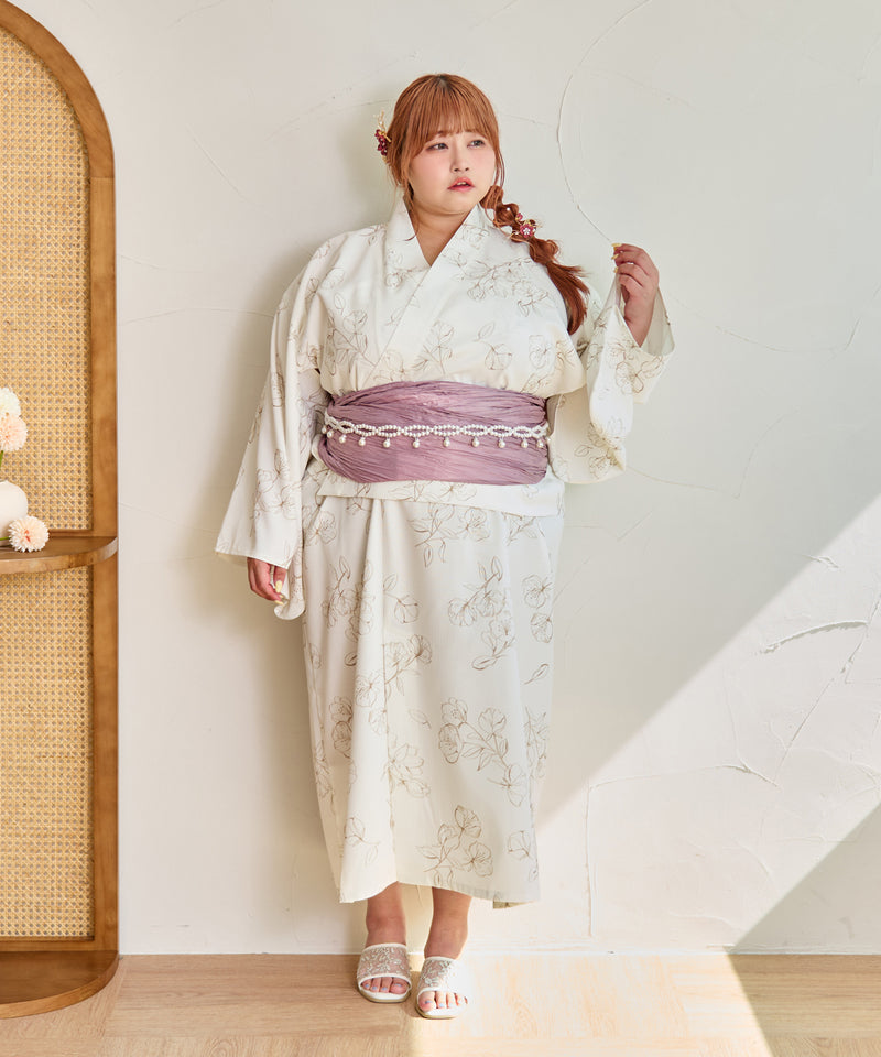【予約商品】FLORAL YUKATA SET/花柄浴衣セット
