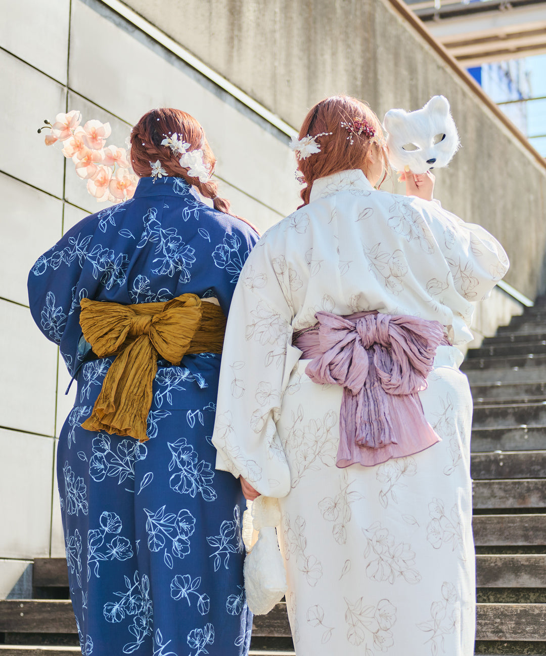 Louiosy |ルオシー|favclo.|FLORAL YUKATA SET/花柄浴衣セット