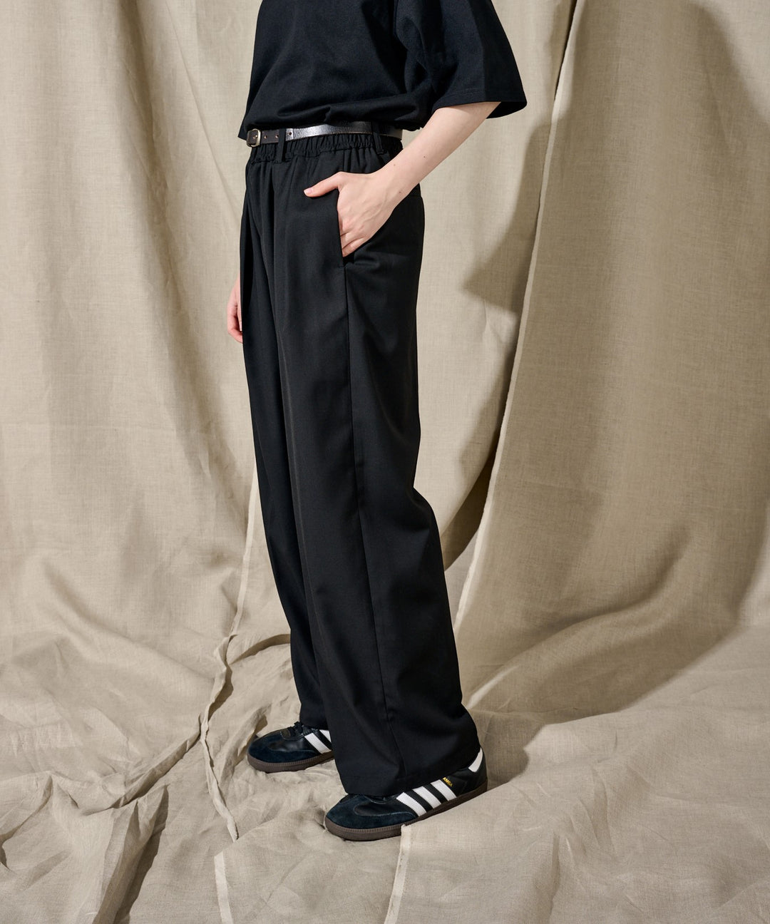 WETTEMPT｜ウィテンプト】2 TUCK EASY SLACKS /ツータック