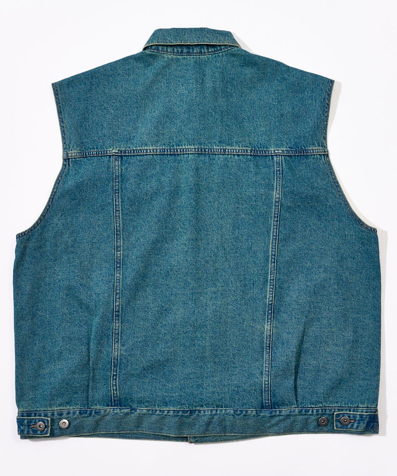 【WETTEMPT】NO SLEEVE DENIM JACKET/ノースリーブデニムジャケット