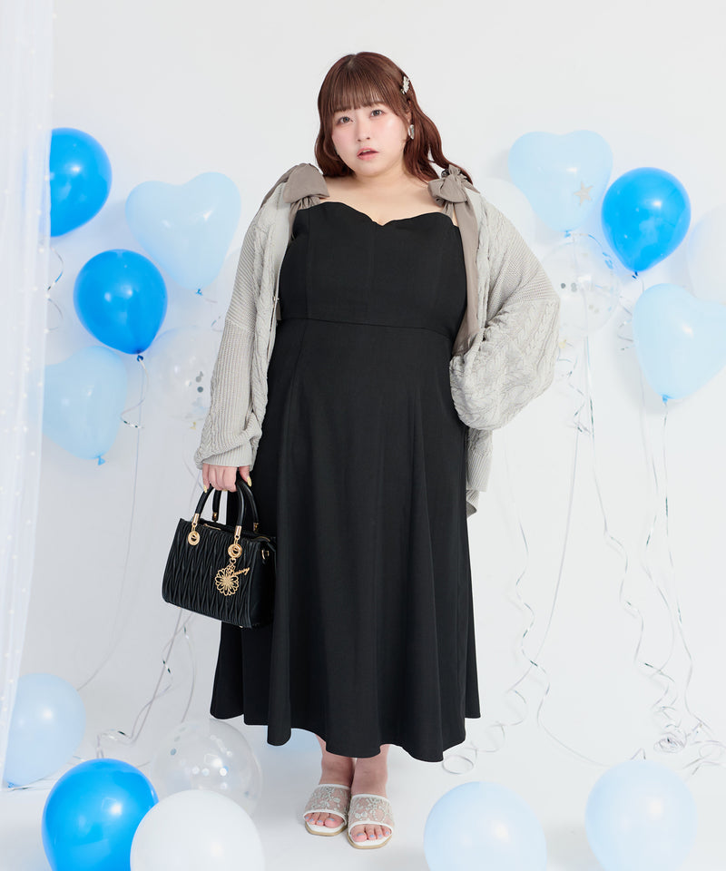 【Anniversary Special item】CHIFFON RIBBON CAMI DRESS/シフォンリボンキャミワンピース