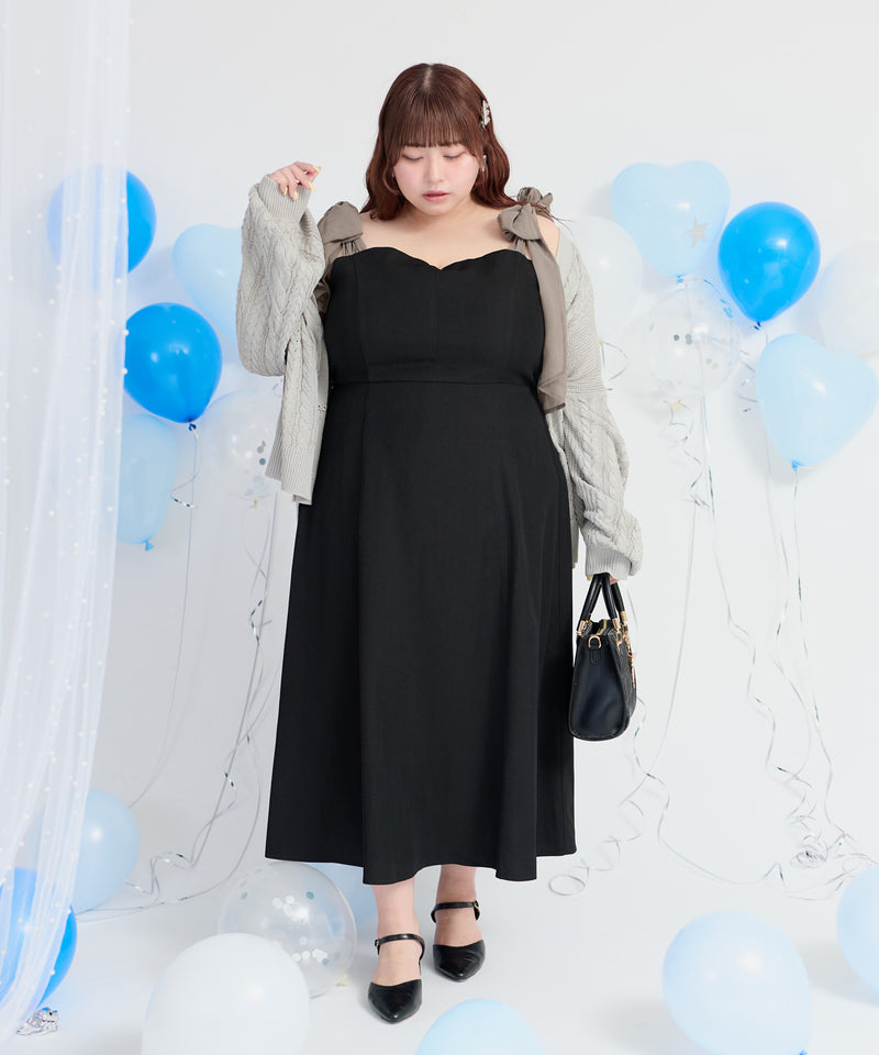 【Anniversary Special item】CHIFFON RIBBON CAMI DRESS/シフォンリボンキャミワンピース