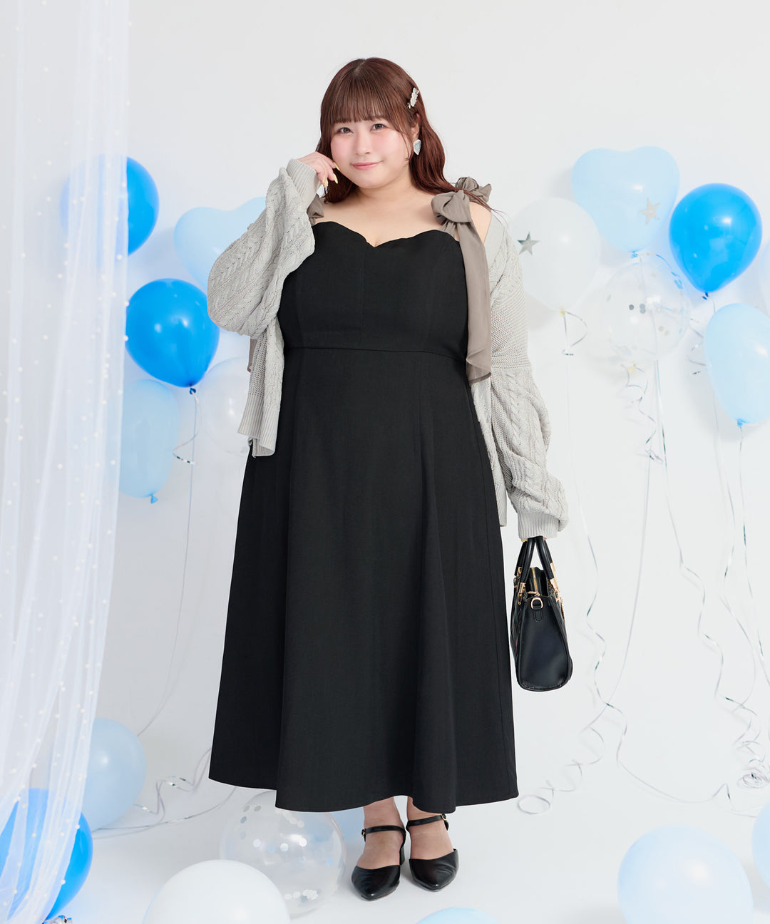 【Anniversary Special item】CHIFFON RIBBON CAMI DRESS/シフォンリボンキャミワンピース