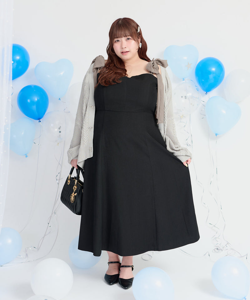 【Anniversary Special item】CHIFFON RIBBON CAMI DRESS/シフォンリボンキャミワンピース