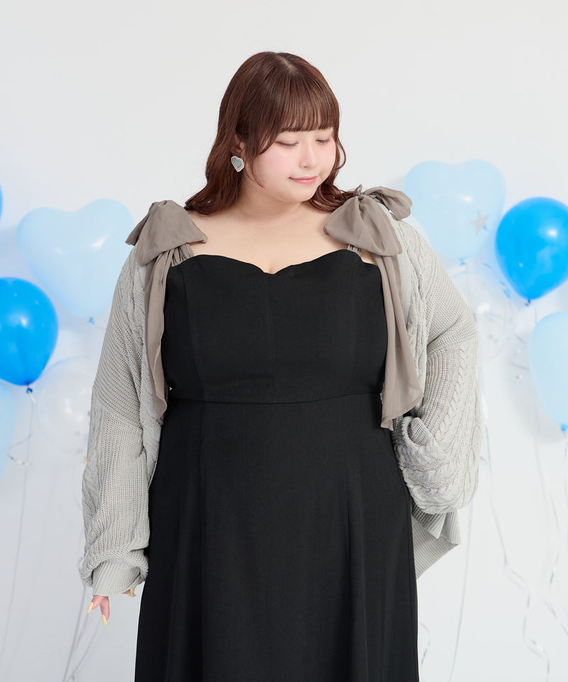 【Anniversary Special item】CHIFFON RIBBON CAMI DRESS/シフォンリボンキャミワンピース