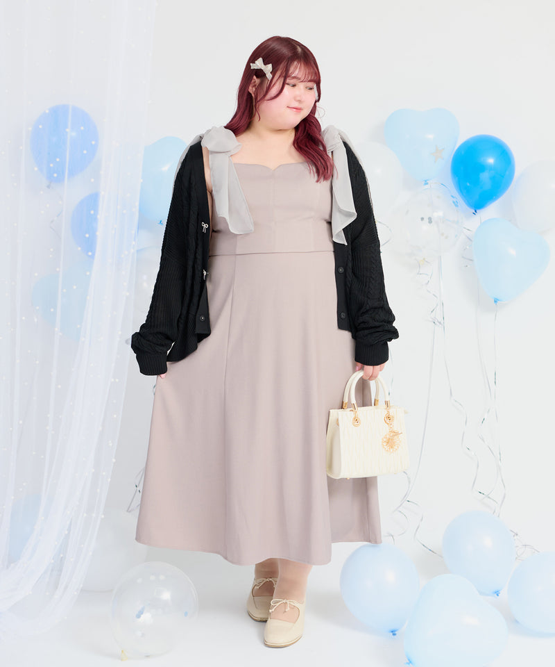 【Anniversary Special item】CHIFFON RIBBON CAMI DRESS/シフォンリボンキャミワンピース