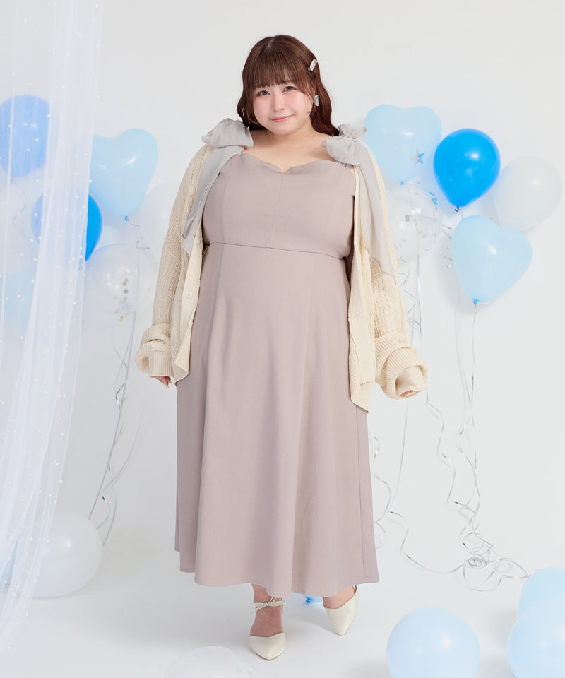 【Anniversary Special item】CHIFFON RIBBON CAMI DRESS/シフォンリボンキャミワンピース